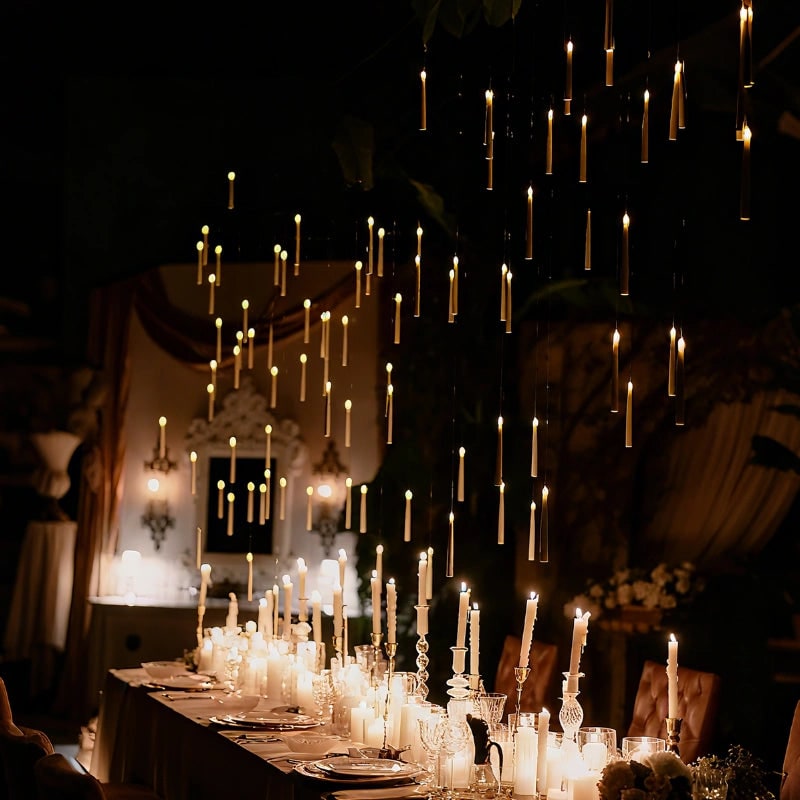 Floating Candles Weddings and Events Elegant Home Decor Lighting - Image 1