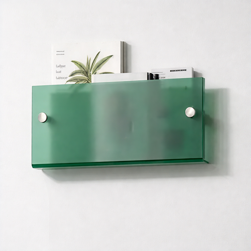 Floating Shelf Wall-Mounted Shelf Modern Acrylic Wall - Image 2