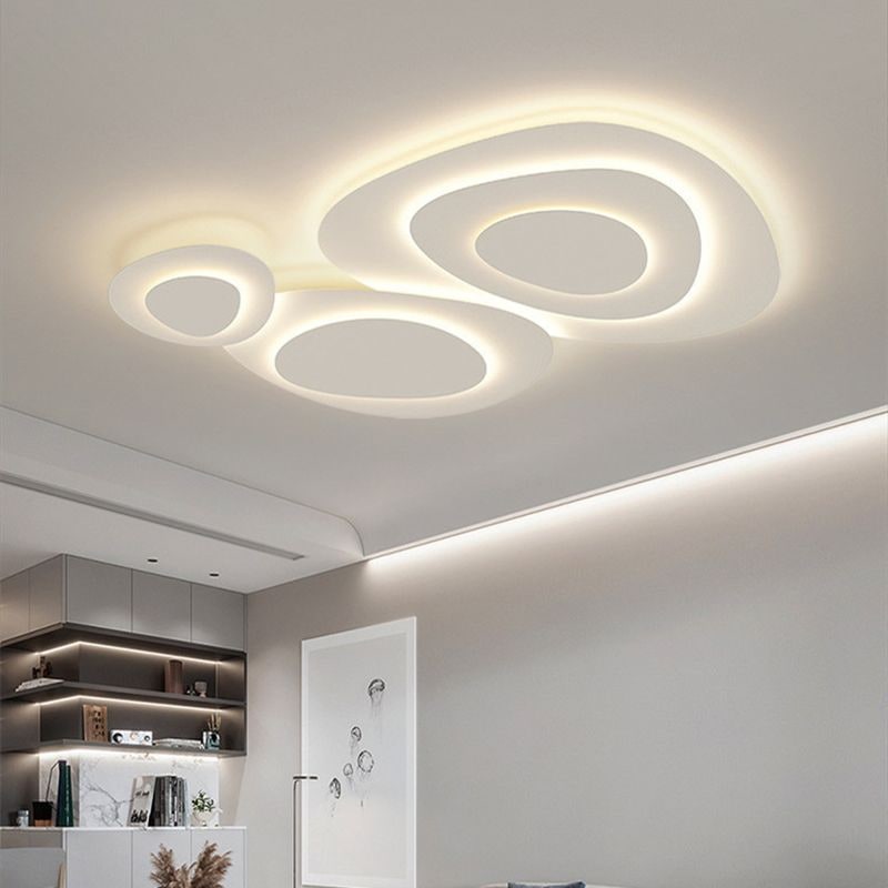 Flush Mount Ceiling Light Modern Cloud Design Bedroom Lighting - Image 13