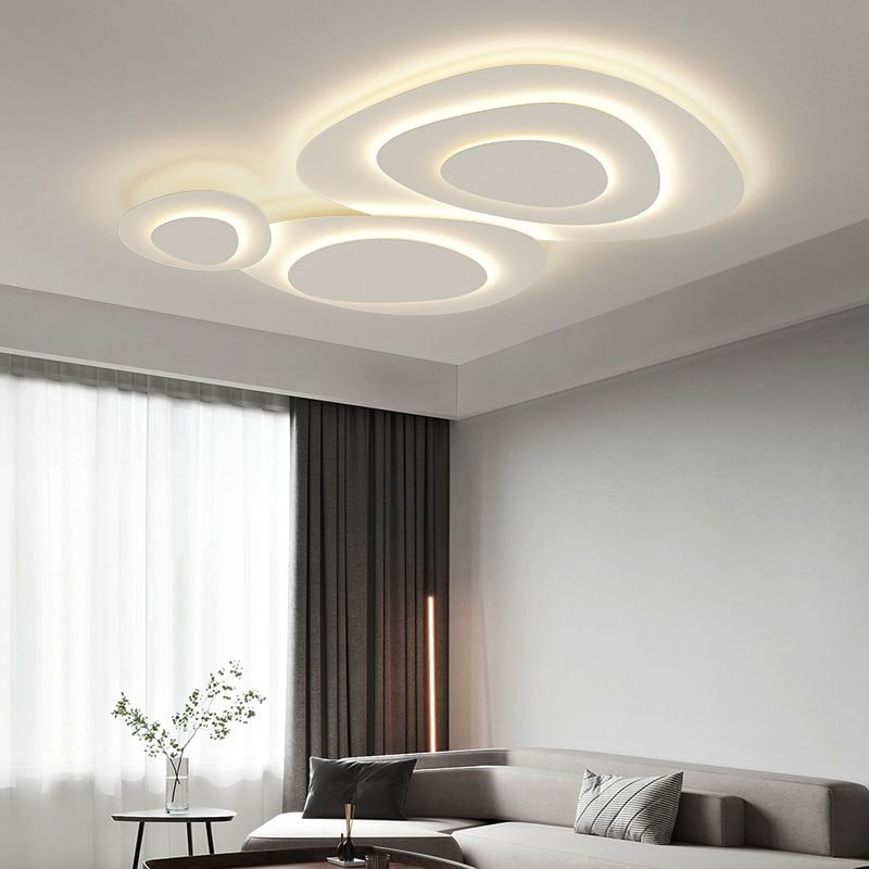 Flush Mount Ceiling Light Modern Cloud Design Bedroom Lighting - Image 14