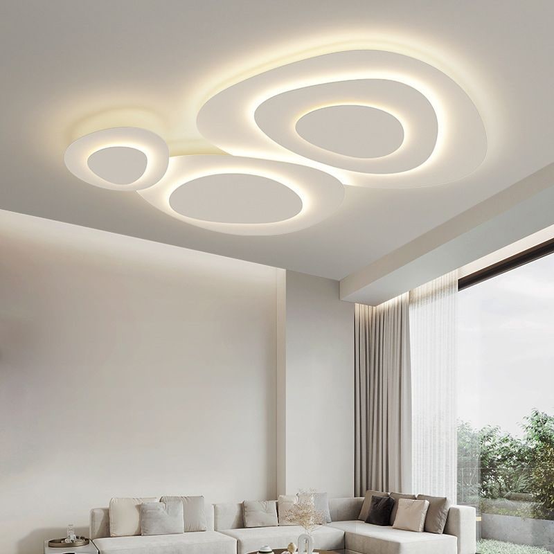 Flush Mount Ceiling Light Modern Cloud Design Bedroom Lighting - Image 3
