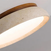 Flush Mount Ceiling Light Travertine Stone and Modern Design - Image 14