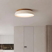 Flush Mount Ceiling Light Travertine Stone and Modern Design - Image 2