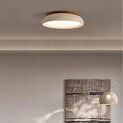 Flush Mount Ceiling Light Travertine Stone and Modern Design - Image 3
