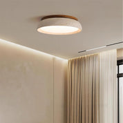 Flush Mount Ceiling Light Travertine Stone and Modern Design - Image 4