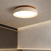 Flush Mount Ceiling Light Travertine Stone and Modern Design - Image 5