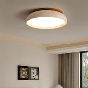 Flush Mount Ceiling Light Travertine Stone and Modern Design - Image 6