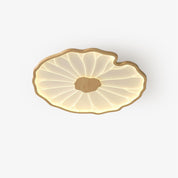 Flush Mount Ceiling Light Wood Finish and Lotus Leaf Design - Image 22