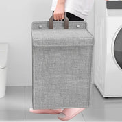 Foldable Laundry Basket Storage Wall-Mounted Design - Image 4