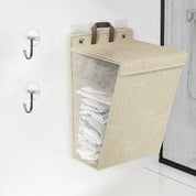 Foldable Laundry Basket Storage Wall-Mounted Design - Image 5