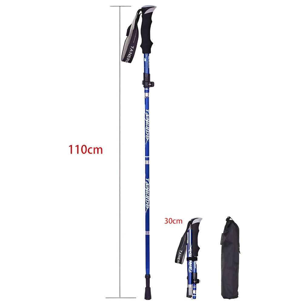 Foldable Trekking Poles Hiking Poles Telescopic Foldaway - Image 19