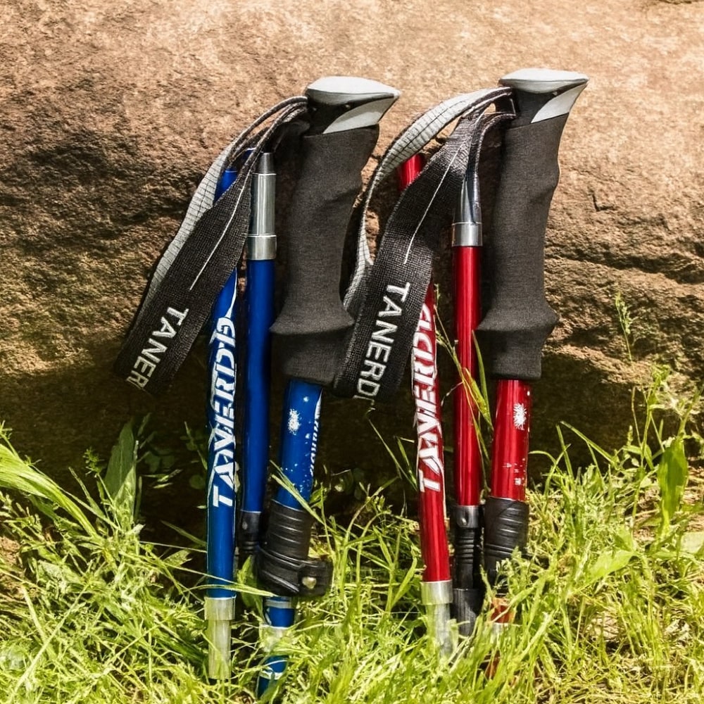 Foldable Trekking Poles Hiking Poles Telescopic Foldaway - Image 9