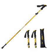 Folding Walking Poles Hiking Adjustable Lightweight Trekking Sticks - Image 5