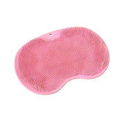 Foot Scrubber Mat Shower Cleaning and Massage Soft Pink Design - Image 3