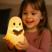 Ghost Night Light Cute LED Table Lamp Warm Glow - Image 5