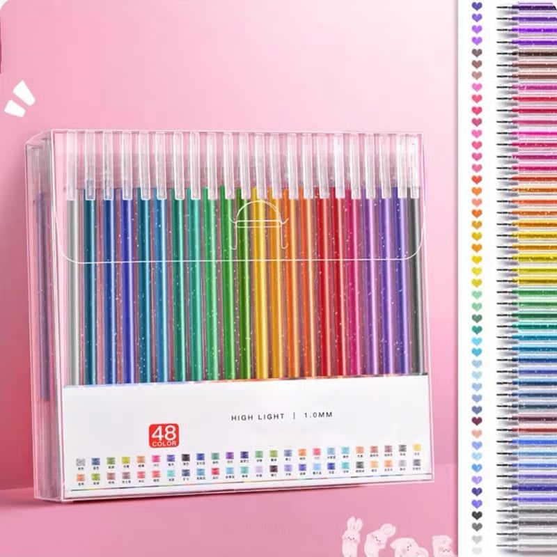 Glitter Gel Pen Crafting Drawing and Journaling Fun - Image 11