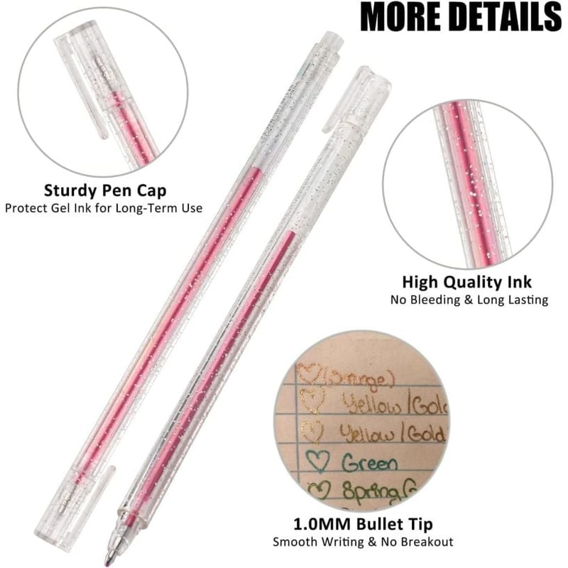 Glitter Gel Pen Crafting Drawing and Journaling Fun - Image 6