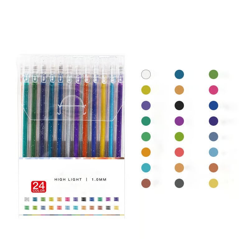 Glitter Gel Pen Crafting Drawing and Journaling Fun - Image 8