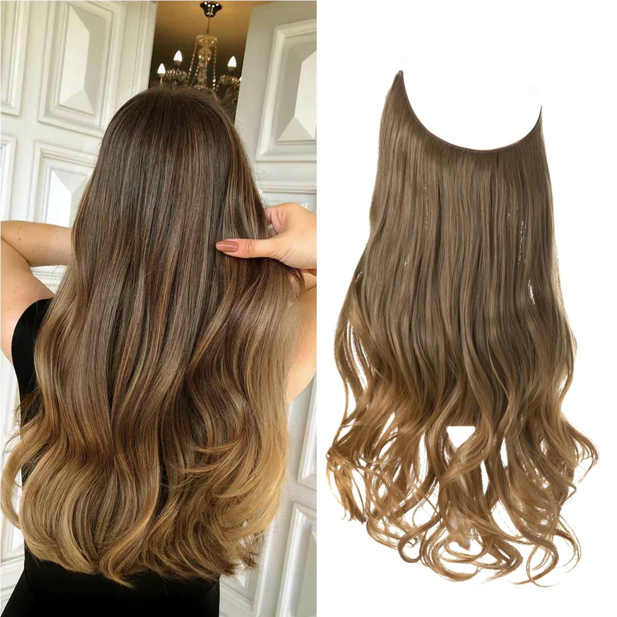 Hair Extensions Volume and Waves Natural Blonde Clip-Ins - Image 12