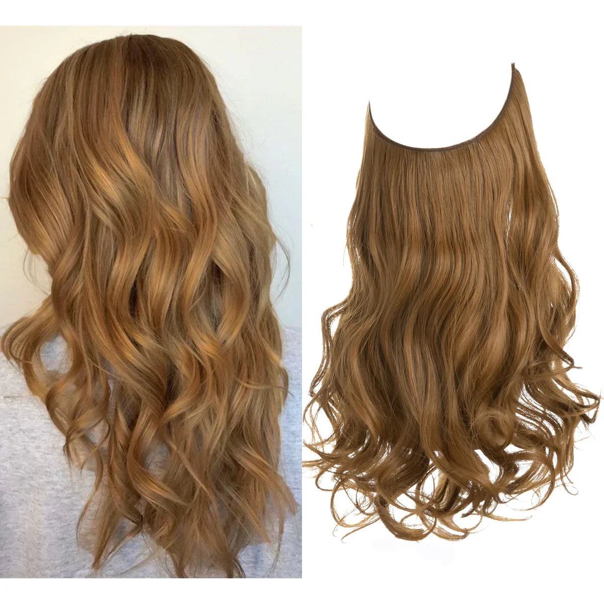 Hair Extensions Volume and Waves Natural Blonde Clip-Ins - Image 2