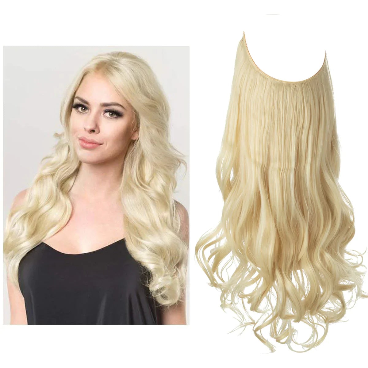 Hair Extensions Volume and Waves Natural Blonde Clip-Ins - Image 20
