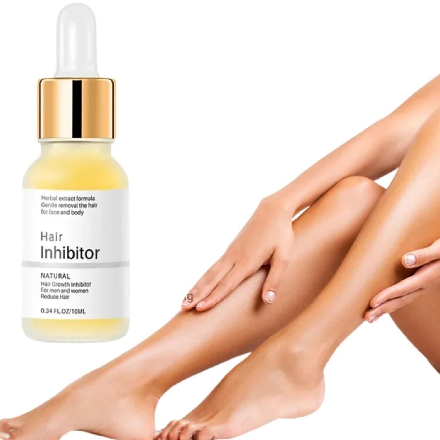 Hair Removal Serum Face and Body Natural & Pain-Free - Image 1