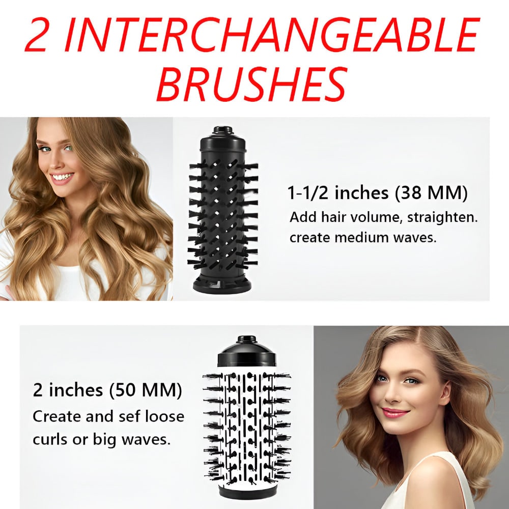 Hair Styler Dryer Brush Hot Air Curling Comb - Image 5