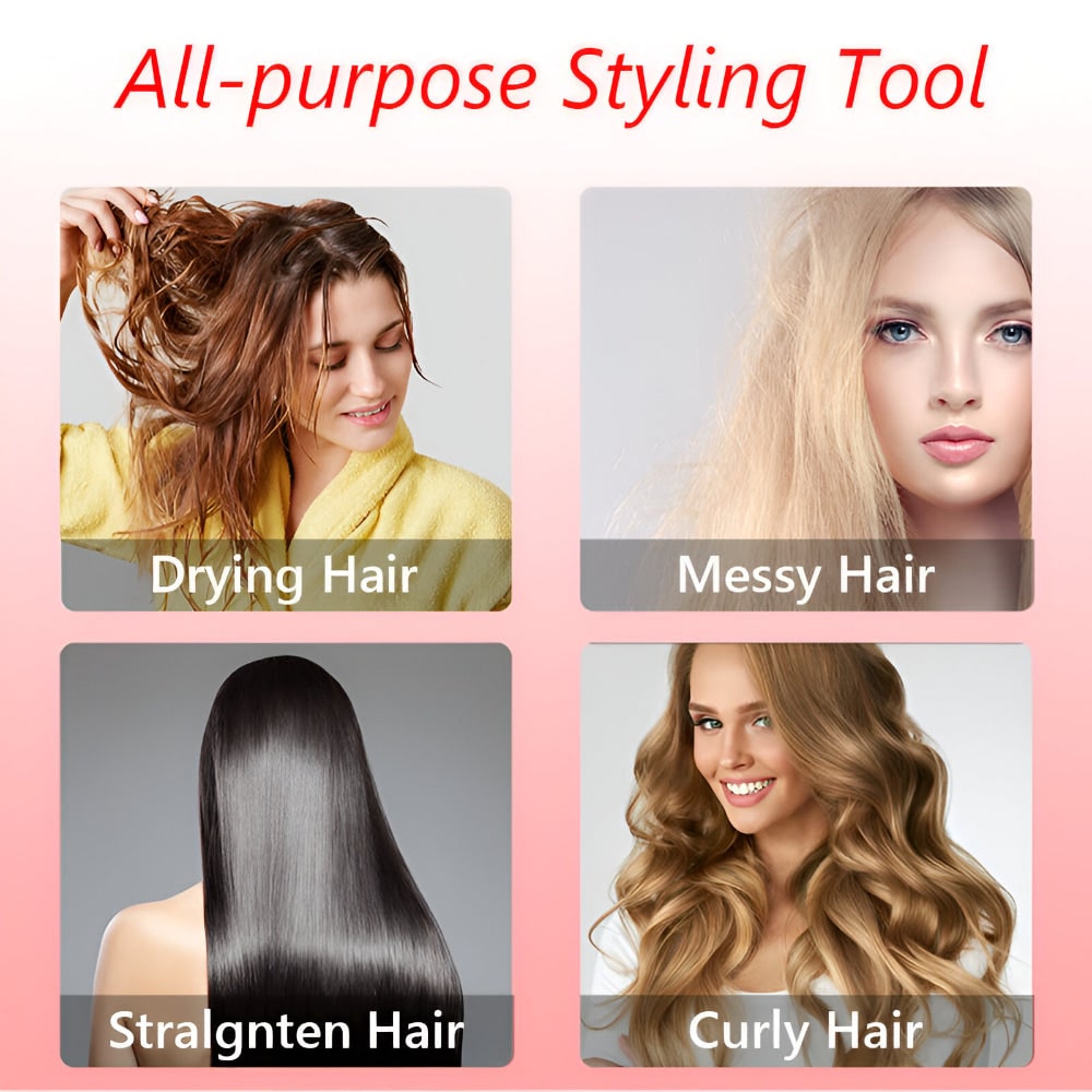Hair Styler Dryer Brush Hot Air Curling Comb - Image 7