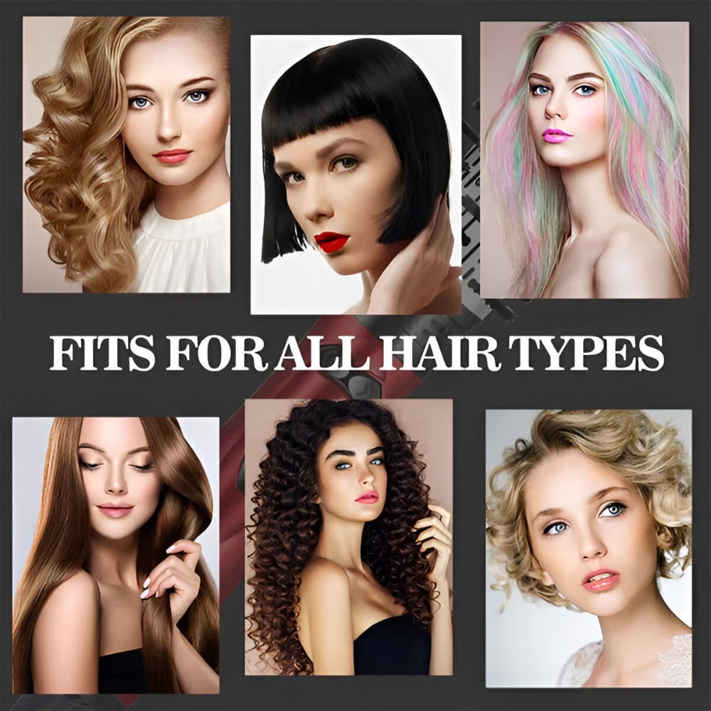 Hair Styler Dryer Brush Hot Air Curling Comb - Image 9