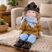 Handmade Cotton Waldorf Doll Creative Play and Imaginative Fun - Image 15