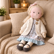 Handmade Cotton Waldorf Doll Creative Play and Imaginative Fun - Image 17