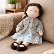 Handmade Cotton Waldorf Doll Creative Play and Imaginative Fun - Image 18