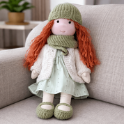 Handmade Cotton Waldorf Doll Creative Play and Imaginative Fun - Image 2