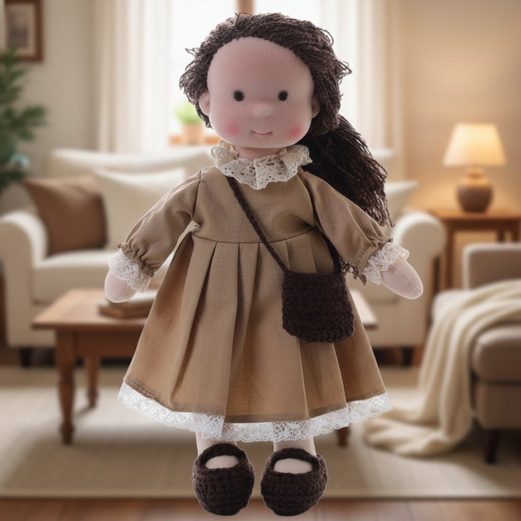 Handmade Cotton Waldorf Doll Creative Play and Imaginative Fun - Image 40