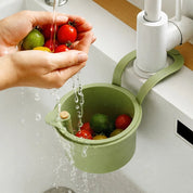 Hanging Kitchen Strainer Easy Drain System Food Prep - Image 1