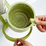 Hanging Kitchen Strainer Easy Drain System Food Prep - Image 5