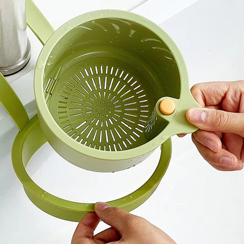 Hanging Kitchen Strainer Easy Drain System Food Prep - Image 5