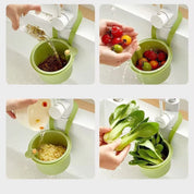 Hanging Kitchen Strainer Easy Drain System Food Prep - Image 6