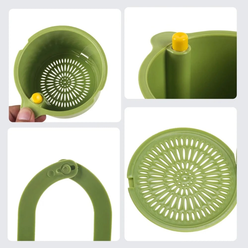 Hanging Kitchen Strainer Easy Drain System Food Prep - Image 7