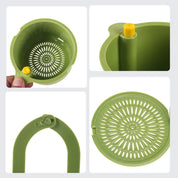 Hanging Kitchen Strainer Easy Drain System Food Prep - Image 7