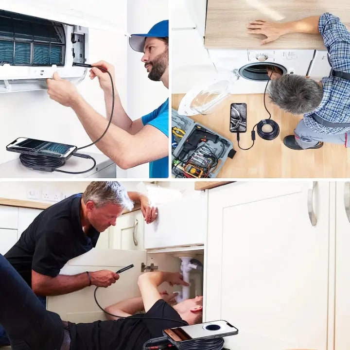 HD Endoscope Camera Inspection Flexible Borescope Easy Viewing - Image 5