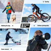 Heated Gloves Skiing Winter Gloves Touchscreen Compatible - Image 5
