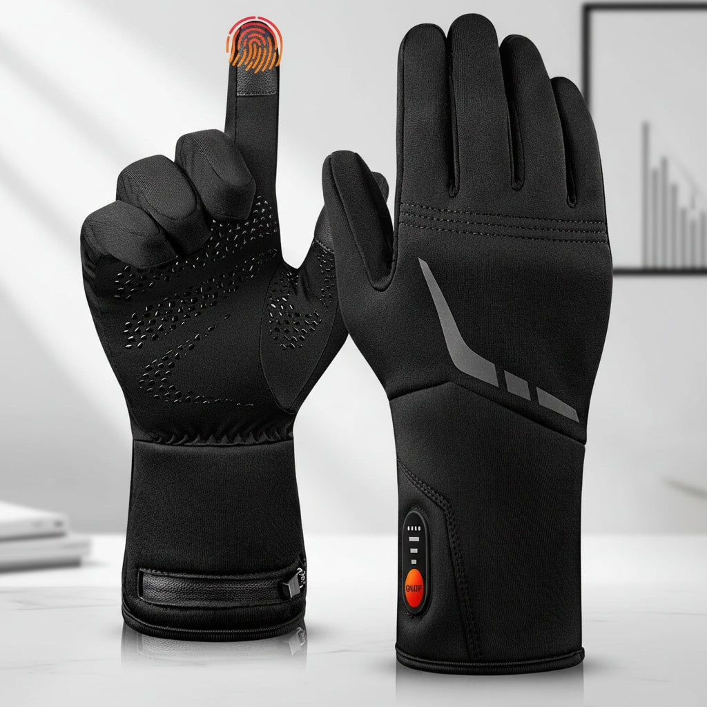 Heated Gloves Waterproof Winter Gloves Touchscreen Compatible - Image 2