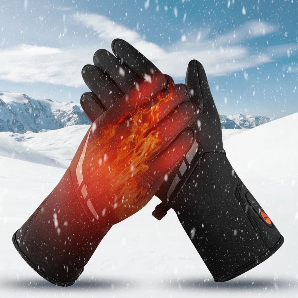 Heated Gloves Waterproof Winter Gloves Touchscreen Compatible - Image 3