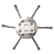 Heavy-Duty Steel Wire Trimmer Head Grass and Moss Removal - Image 1