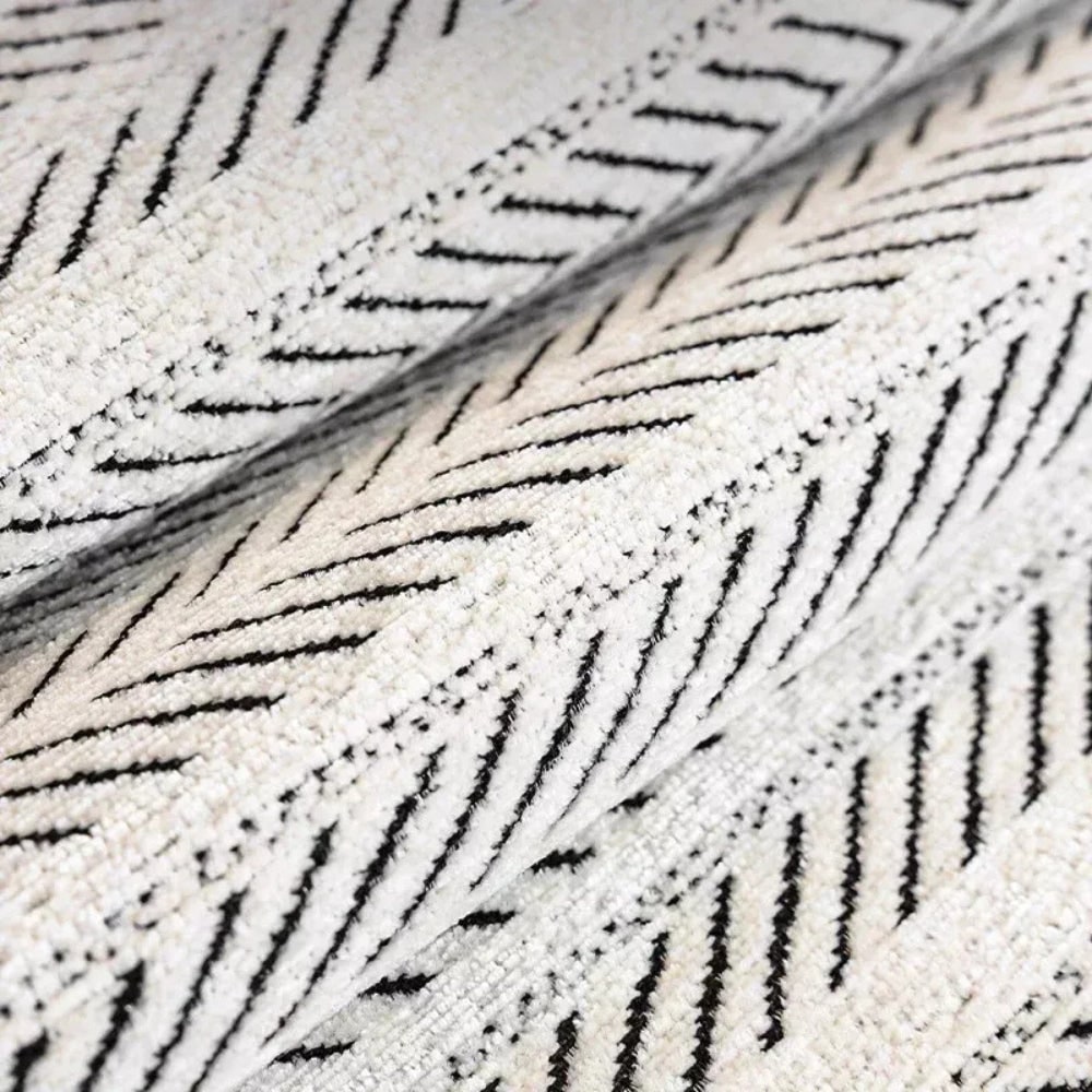 Herringbone Sofa Cover Scallop Stylish Protection - Image 7