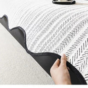Herringbone Sofa Cover Scallop Stylish Protection - Image 8