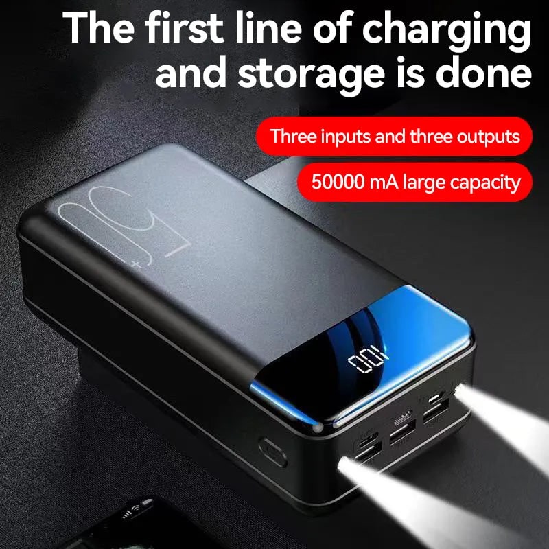 High-Capacity Portable Power Bank Fast Charging Devices - Image 4