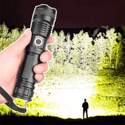 High-Intensity LED Flashlight 90000 Lumens Waterproof Portable - Image 2