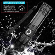 High-Intensity LED Flashlight 90000 Lumens Waterproof Portable - Image 4